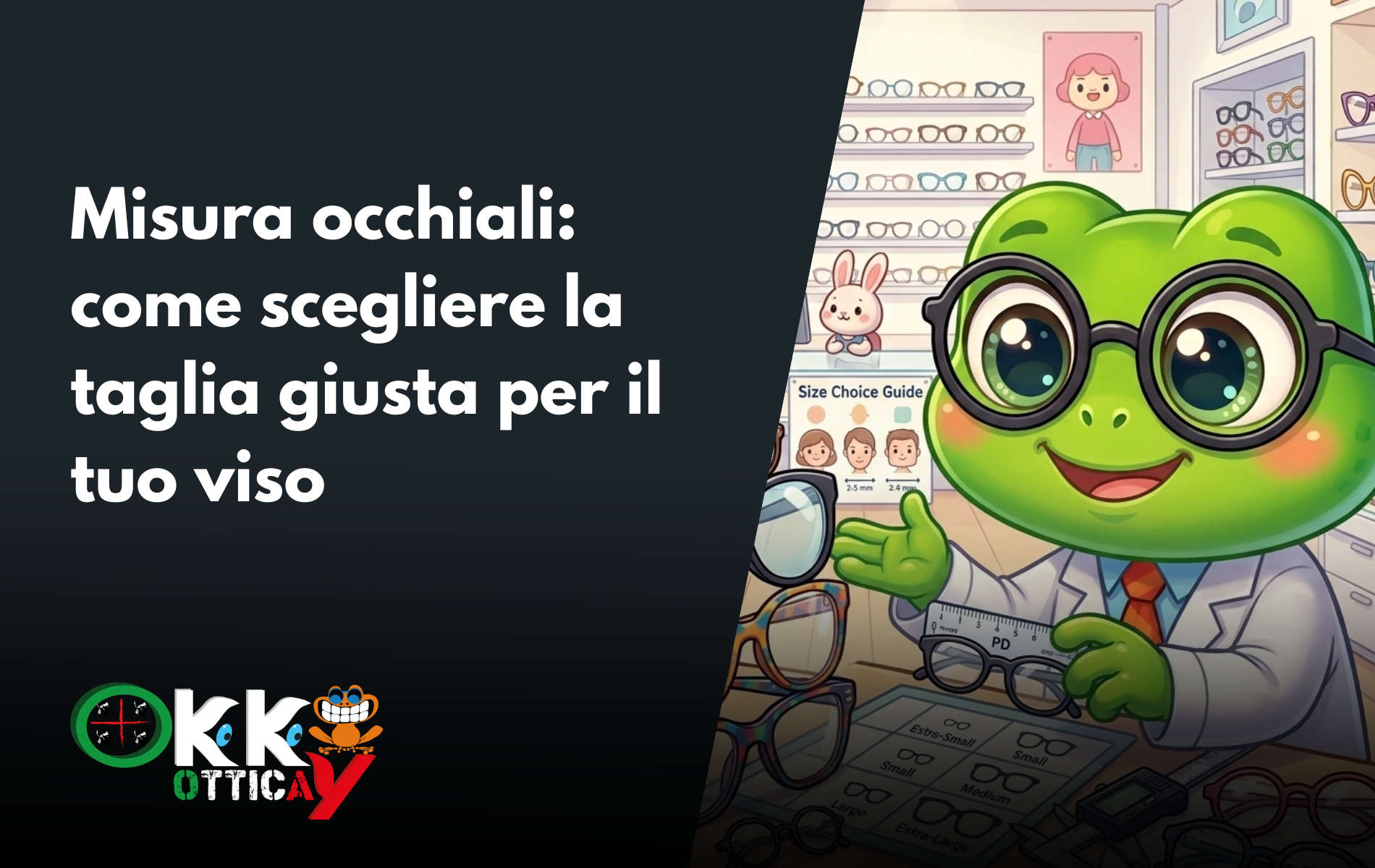 Misura occhiali Misura degli occhiali da sole