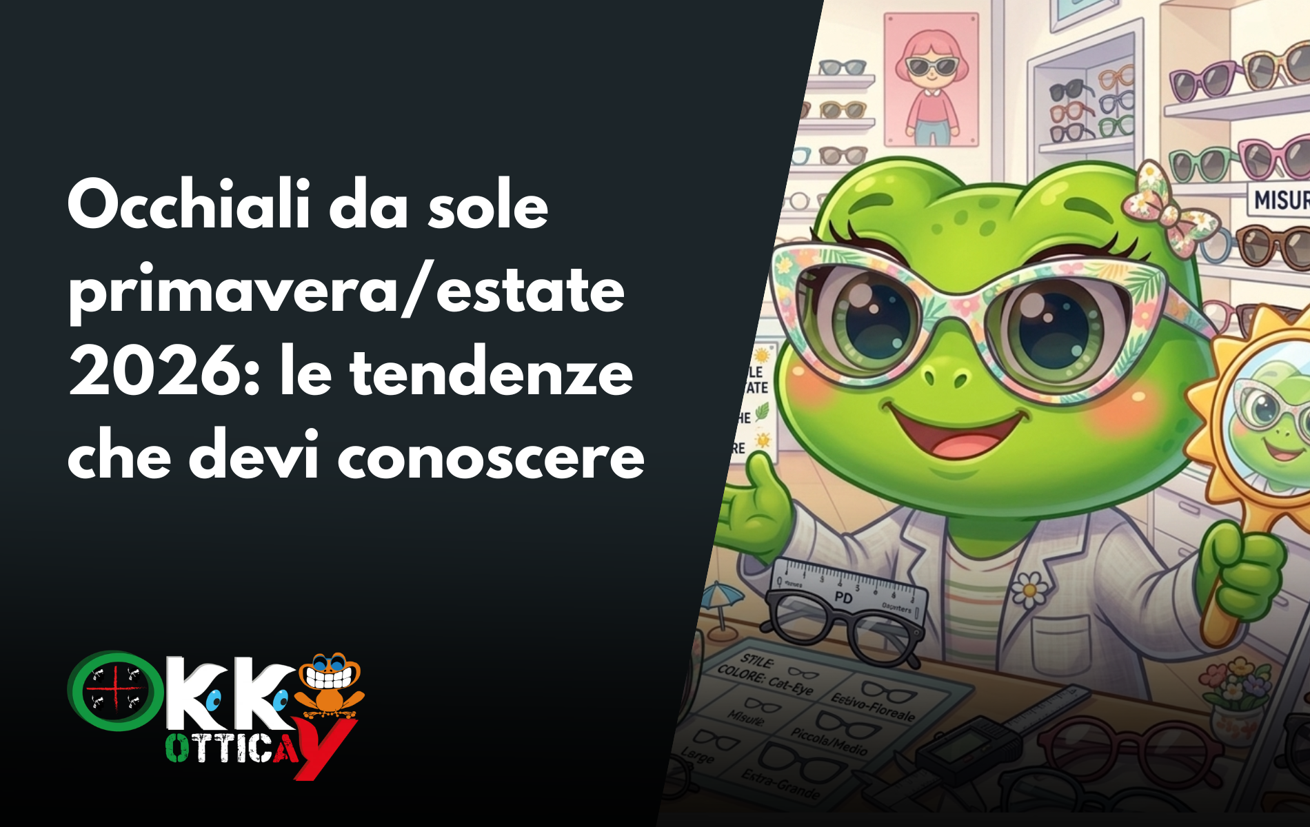 occhiali da sole primavera estate 2026